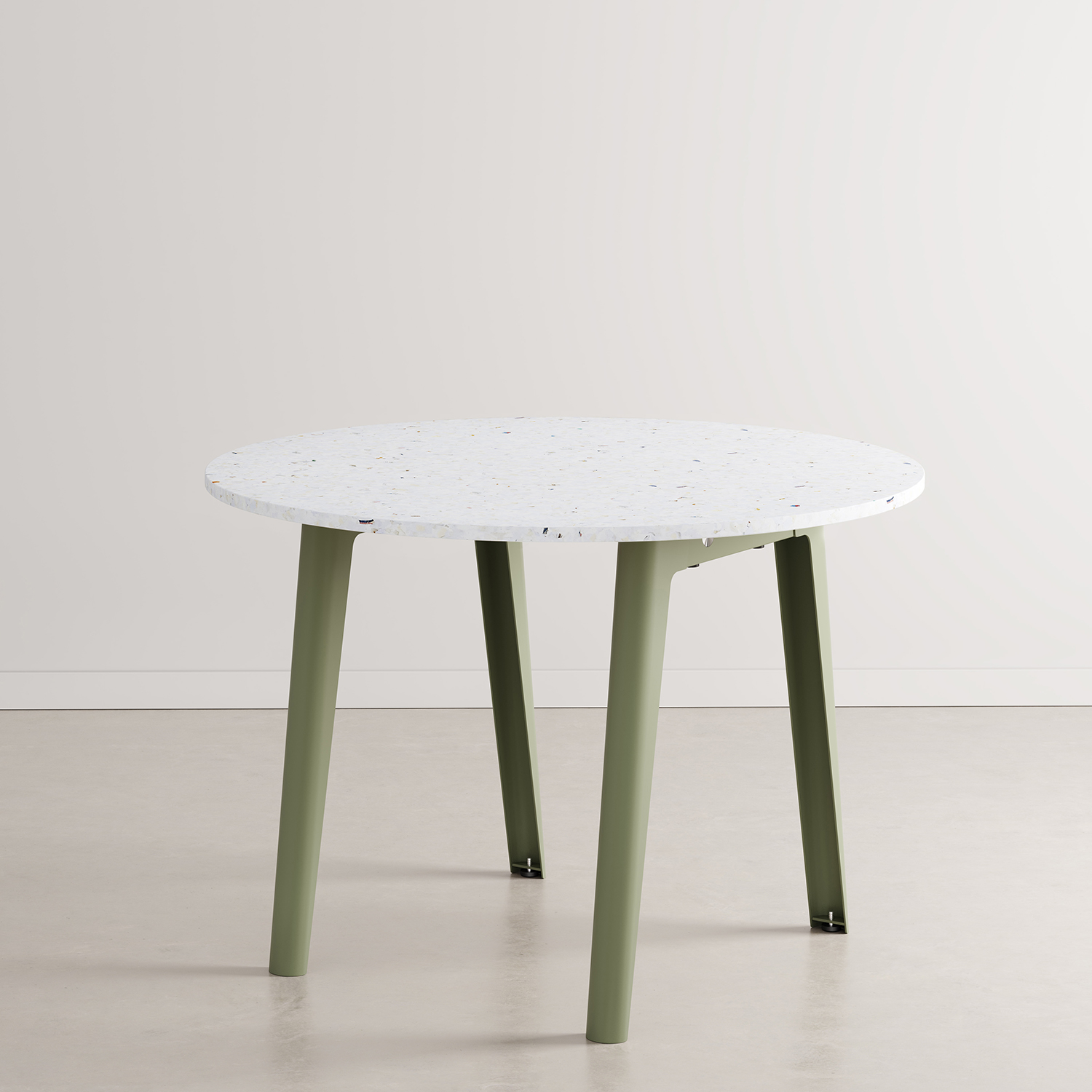 Runder Konferenztisch NEW MODERN Ø 108cm - recycelter Kunststoff Venezia
