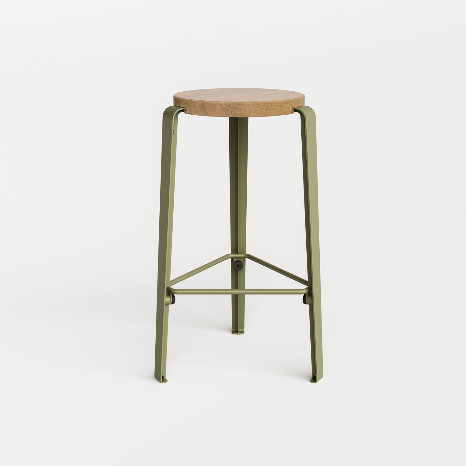 Barhocker LOU - Massive Eiche