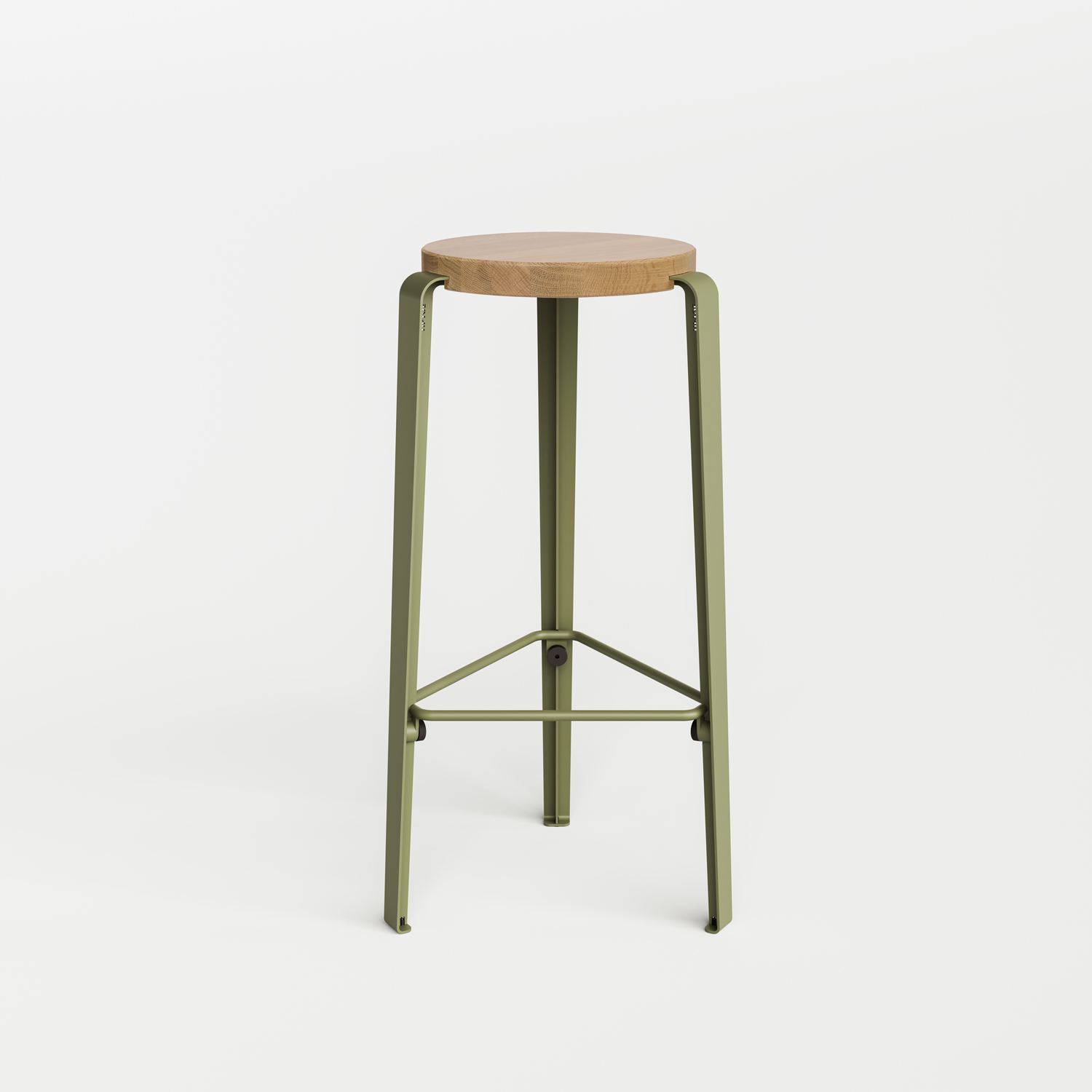 Barhocker LOU - Massive Eiche